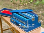Premium Blue 9 Scale Changer Harmonium – (3 Line) - Image 3