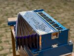 Premium Blue 9 Scale Changer Harmonium – (3 Line) - Image 9