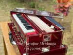 Premium 9 Scale Changer Harmonium – 3 line , Teak Wood Palitana Premier Star - Image 3