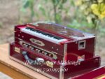 Premium 9 Scale Changer Harmonium – 3 line , Teak Wood Palitana Premier Star - Image 4
