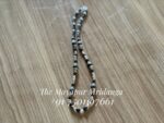 Pure Tulsi Mala Stone 1 Round – Black Polish - Image 3